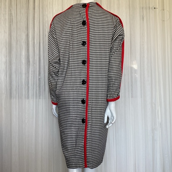 REDUCED!!!Vintage 70’s Jac Dale by Nina Wills houndstooth black and white! - Picture 3 of 17